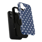 Deep Blue Stars Tough iPhone Case