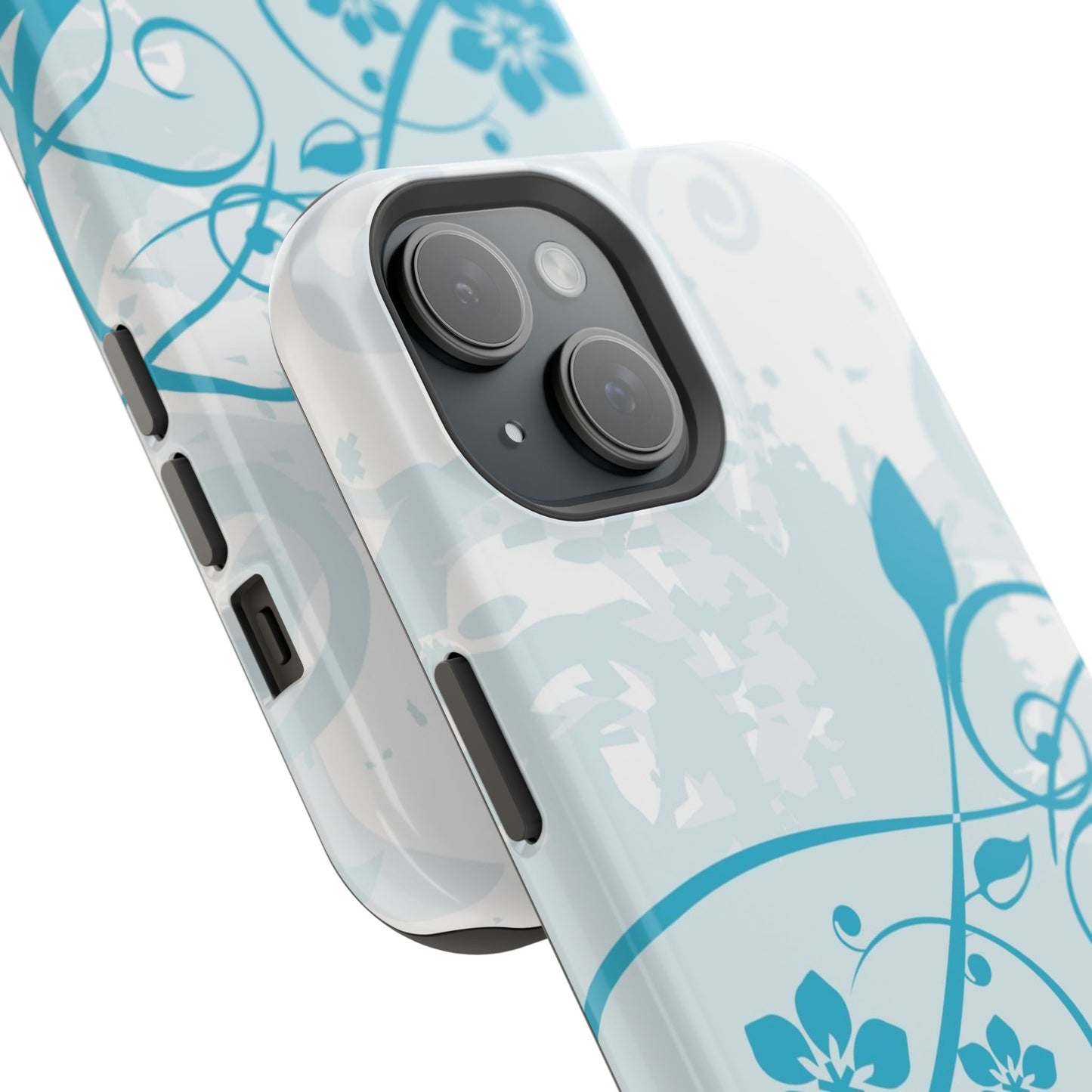 Blue Bloom Tough iPhone Case