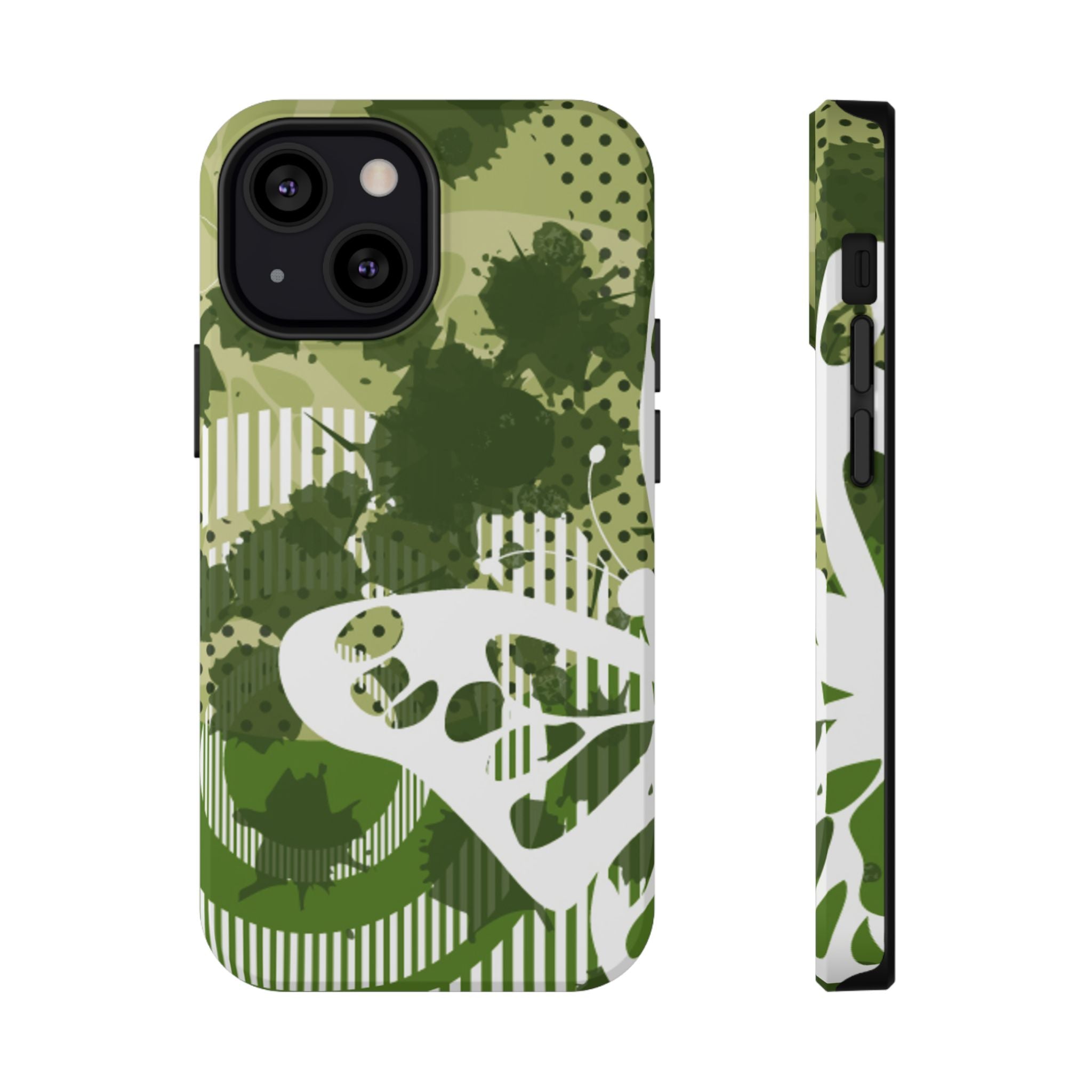 Green Echo Tough iPhone Case