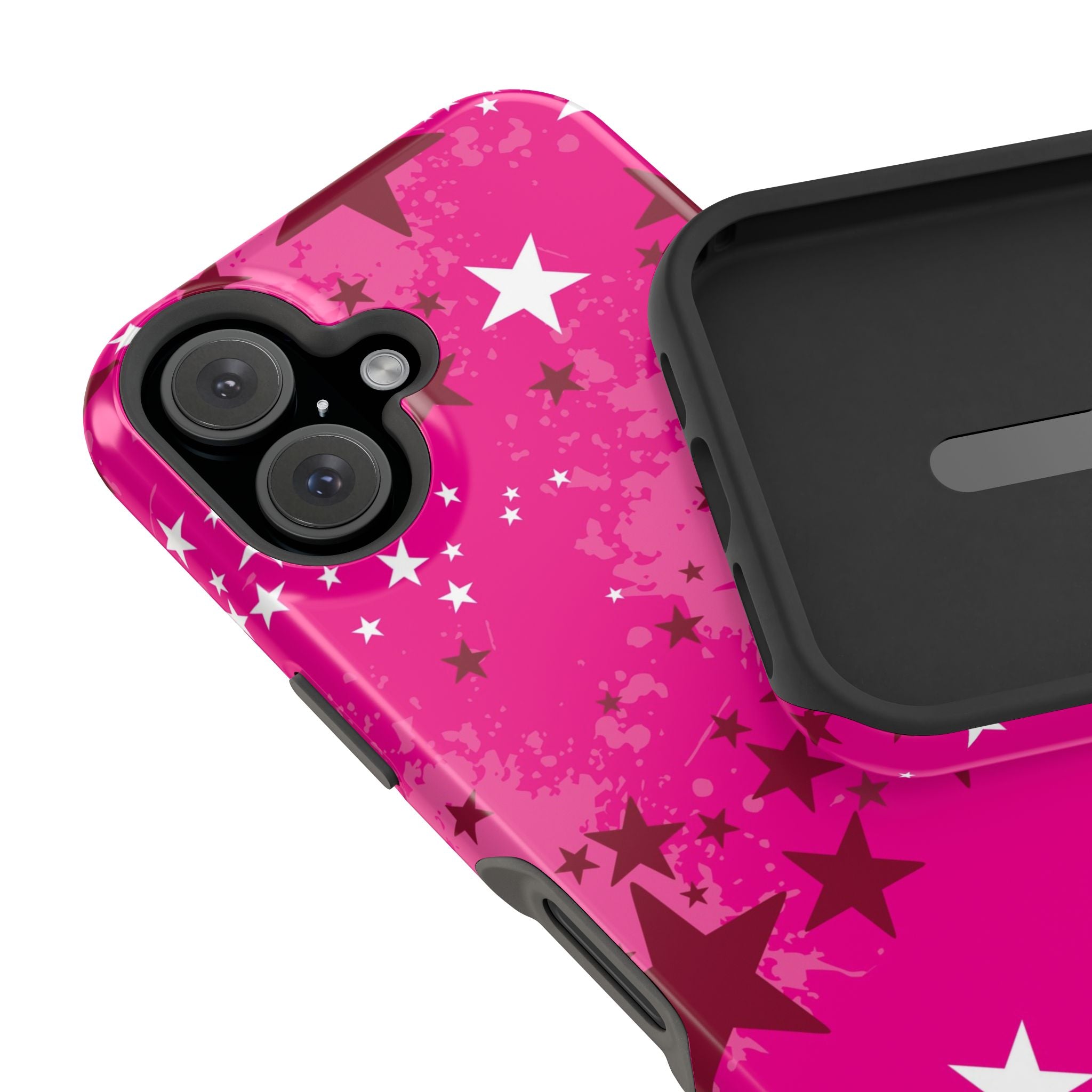 Pink Static Tough iPhone Case