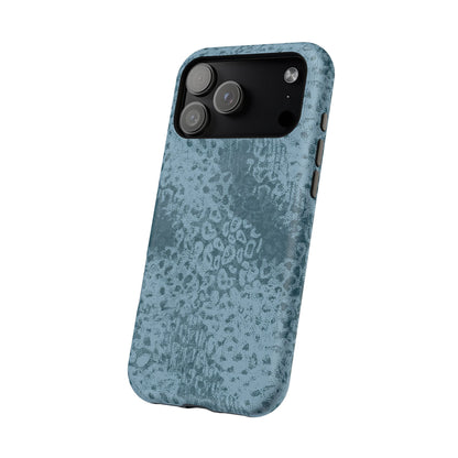 Blue Leopard MagSafe Tough iPhone Case