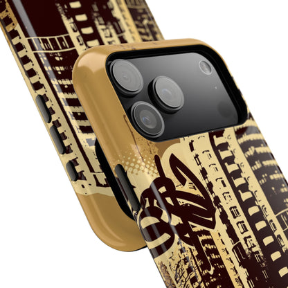 Brown City Tough iPhone Case