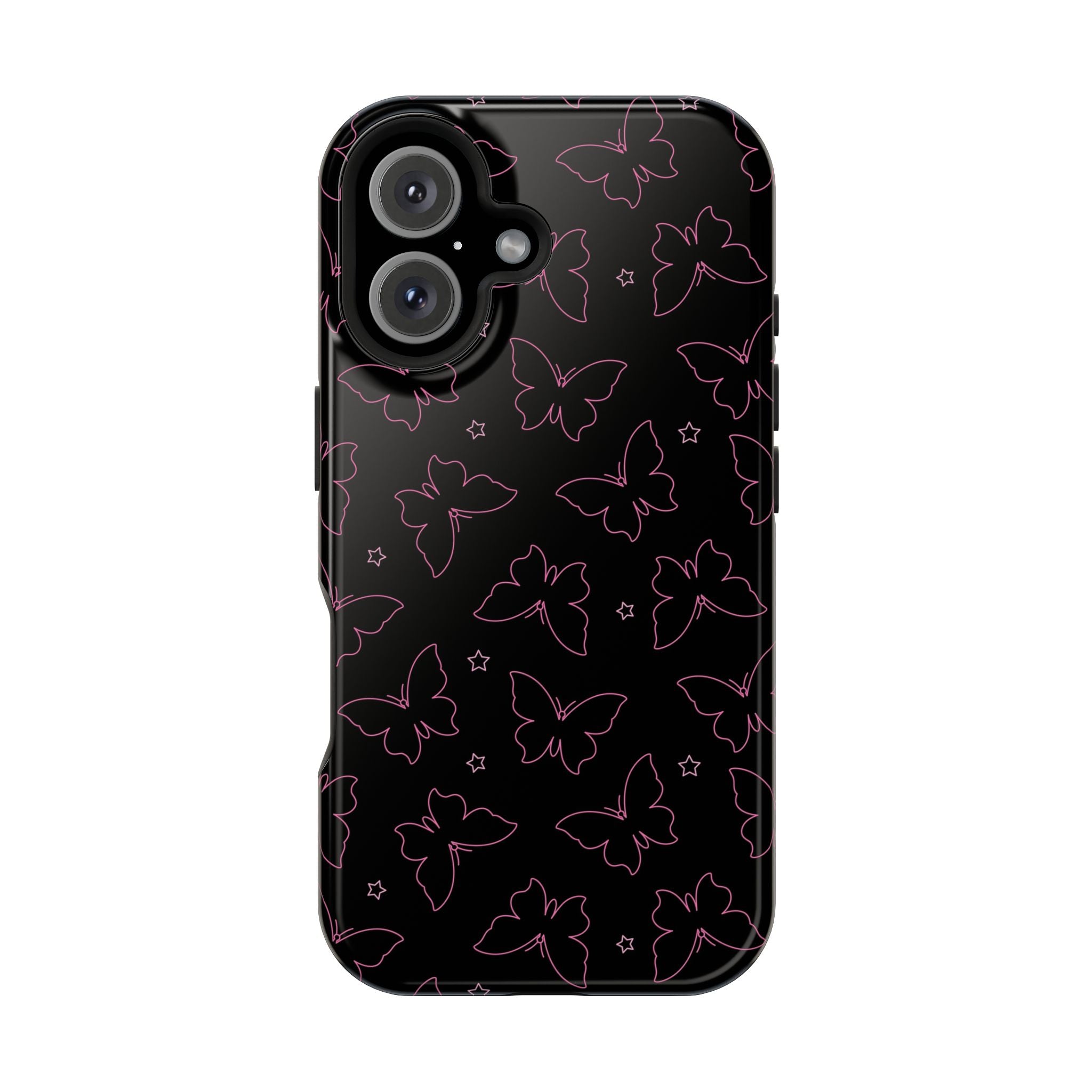 Midnight Flutter Tough iPhone Case