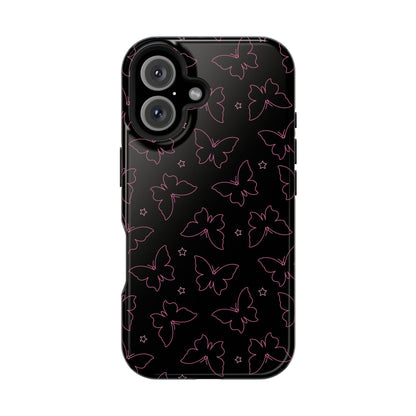 Midnight Flutter MagSafe Tough iPhone Case