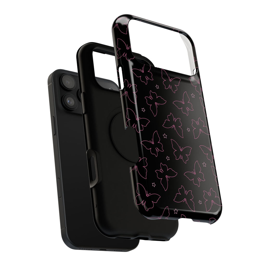 Midnight Flutter Tough iPhone Case