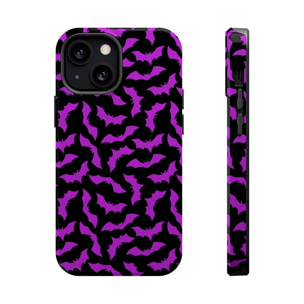 Purple Bats MagSafe Tough iPhone Case