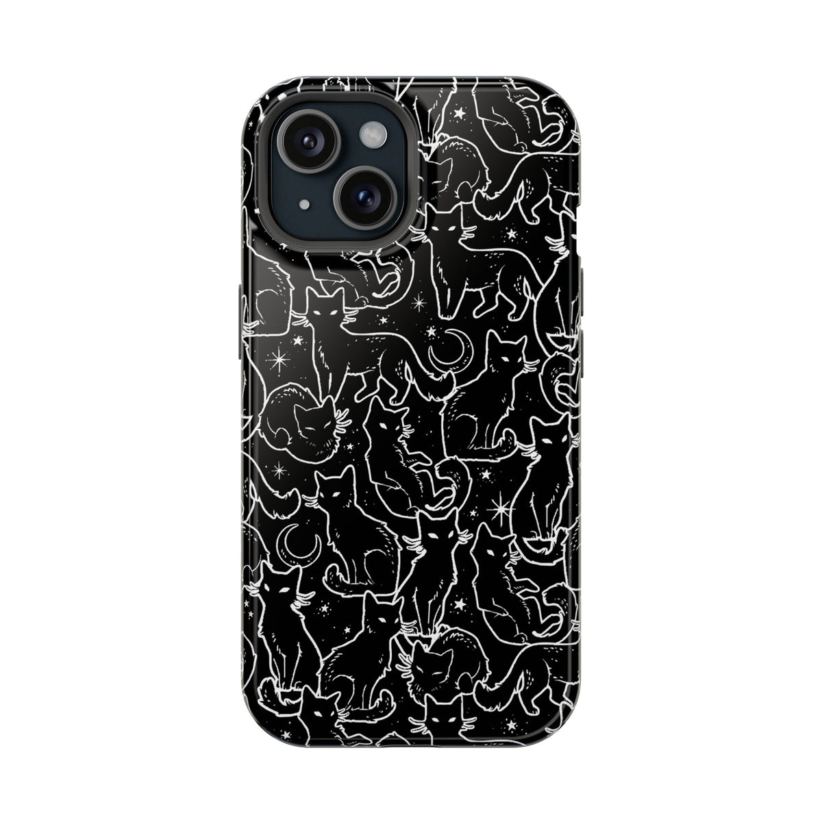 Black Cats MagSafe Tough iPhone Case