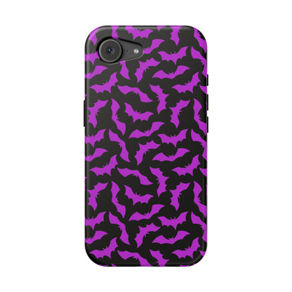 Purple Bats MagSafe Tough iPhone Case