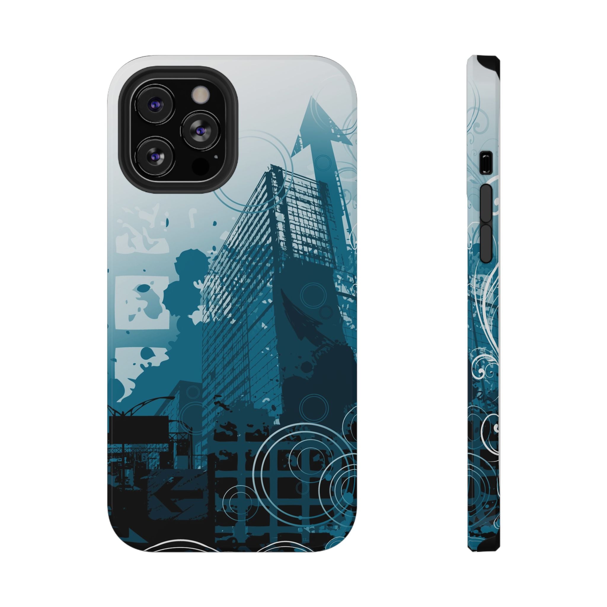 Blue Noise Tough iPhone Case