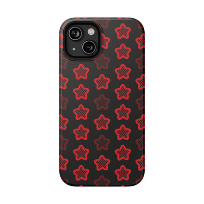 Red Stars Tough iPhone Case