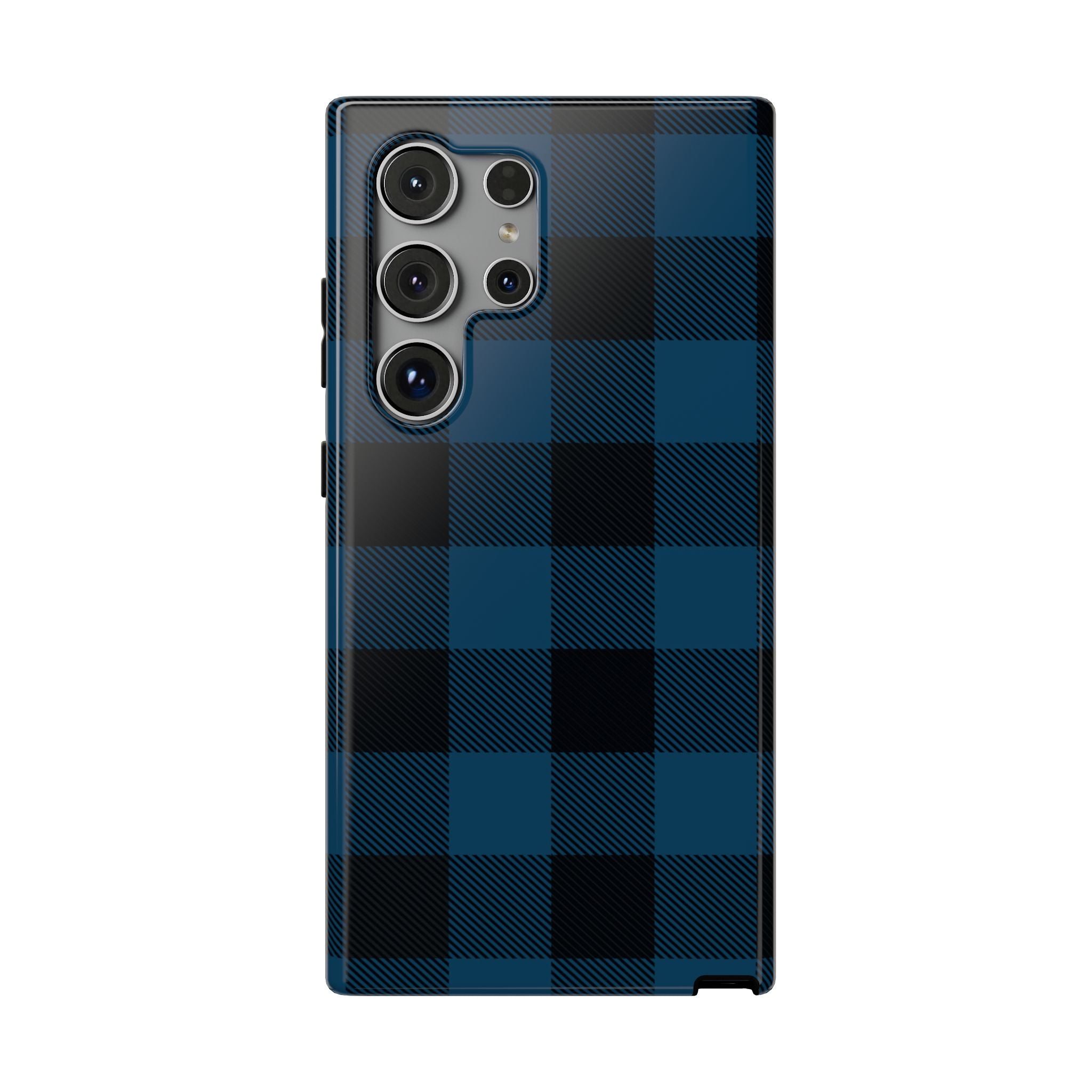 Blue Flannel Tough Samsung Case
