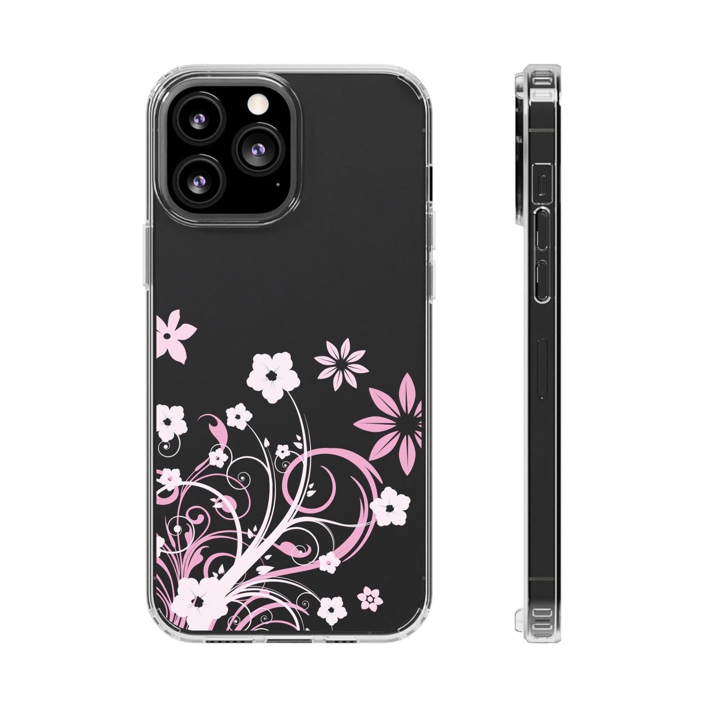 Rose Clear Phone Case