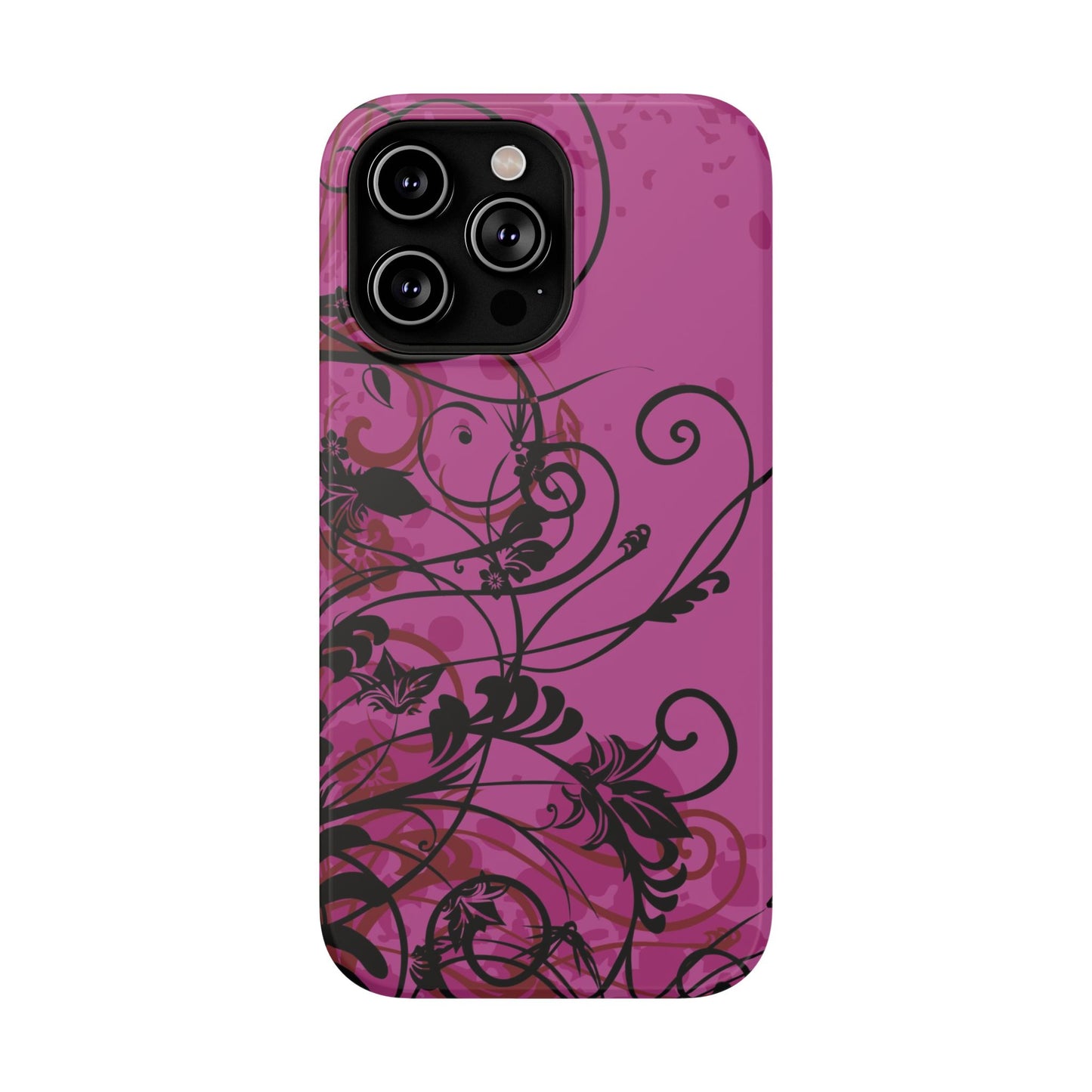 Midnight Petals Tough iPhone Case