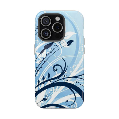Bloom in Blue Tough iPhone Case