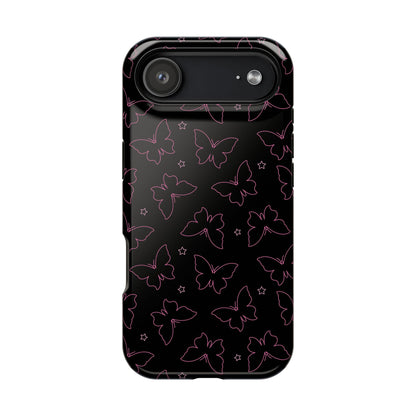 Midnight Flutter MagSafe Tough iPhone Case