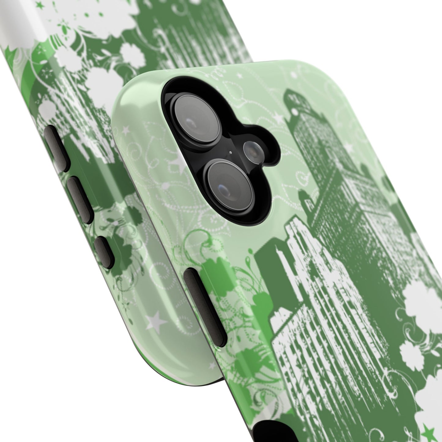 Green City Tough iPhone Case