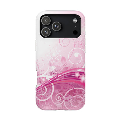 Faded Petals Tough iPhone Case