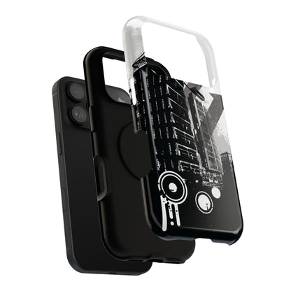 Monochrome City Tough iPhone Case