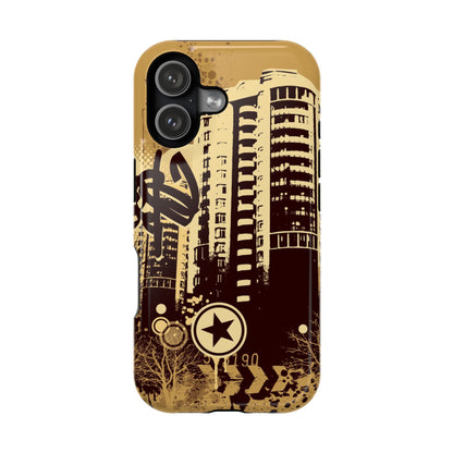 Brown City Tough iPhone Case