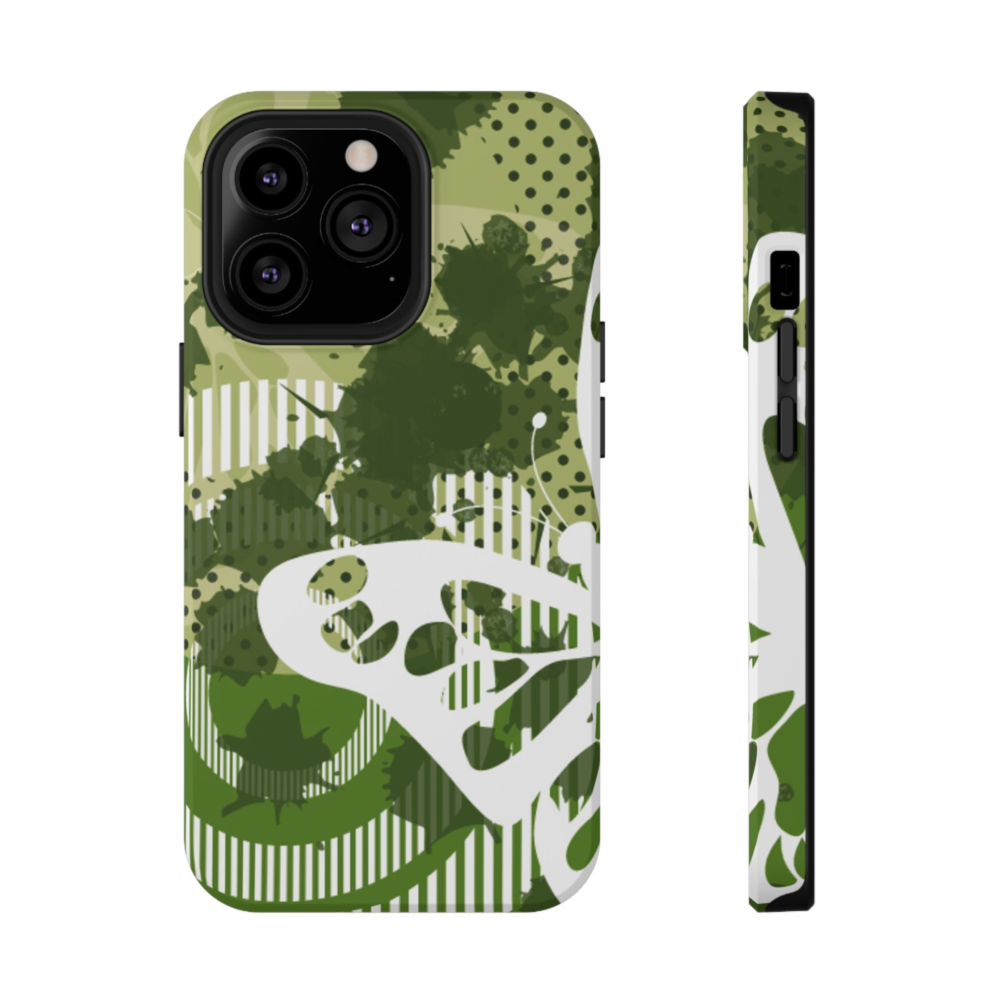 Green Echo Tough iPhone Case