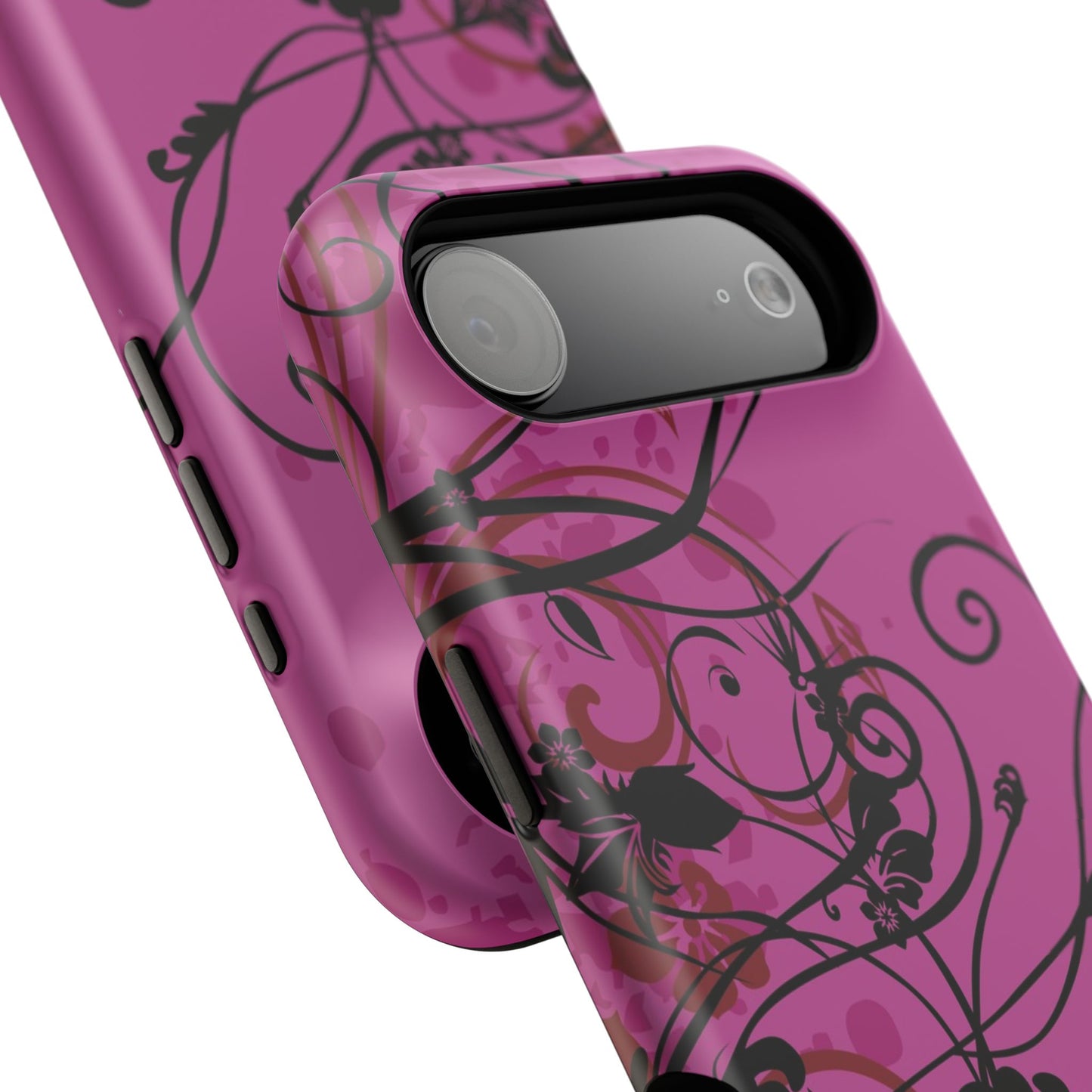 Midnight Petals Tough iPhone Case