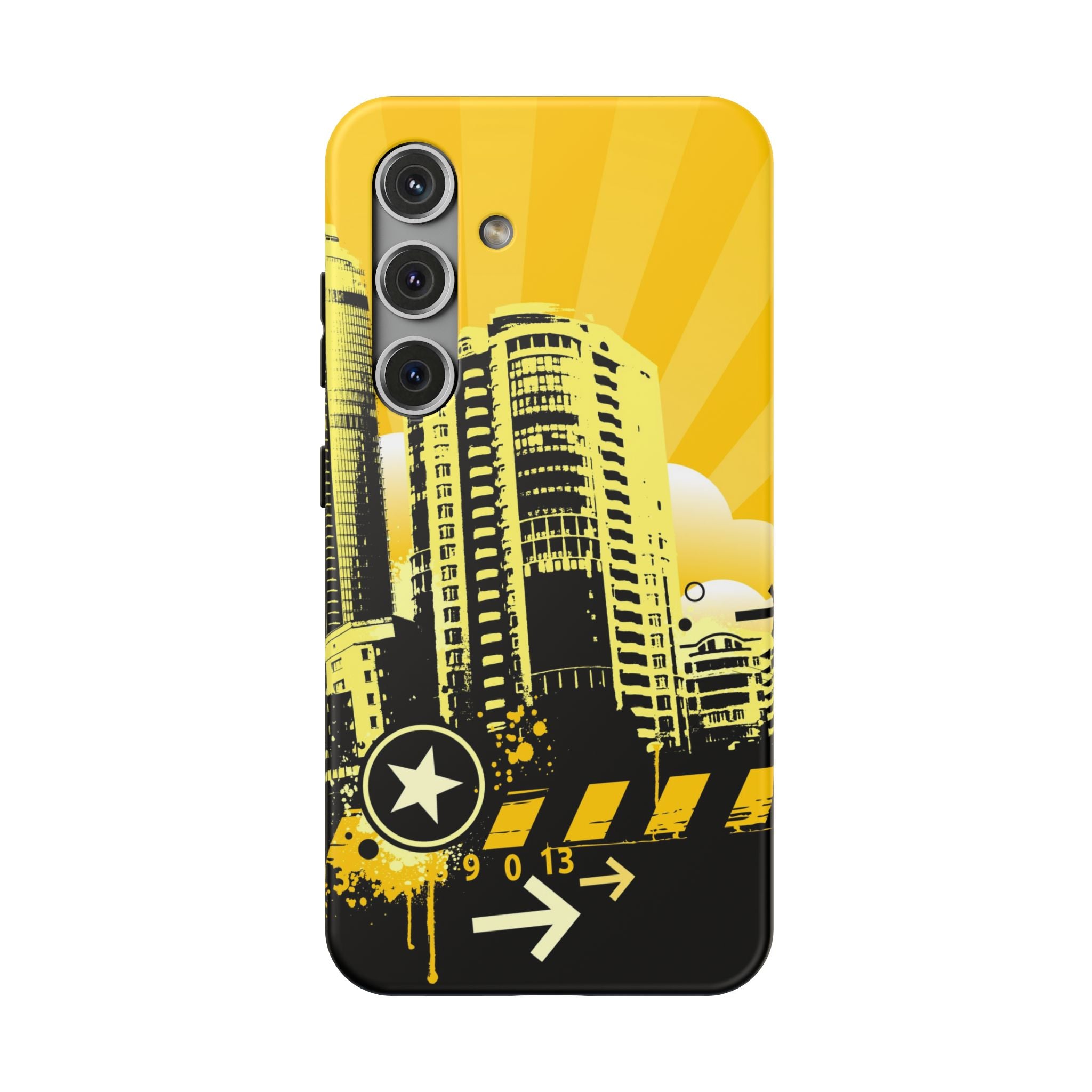 Yellow City Tough Samsung Case