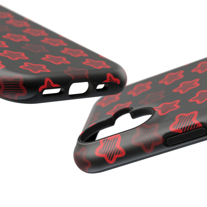 Red Stars Tough iPhone Case
