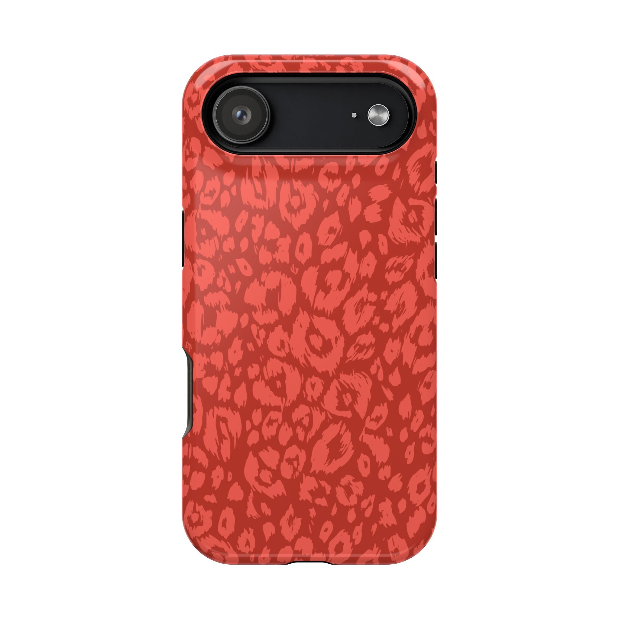 Red Leopard Tough iPhone Case