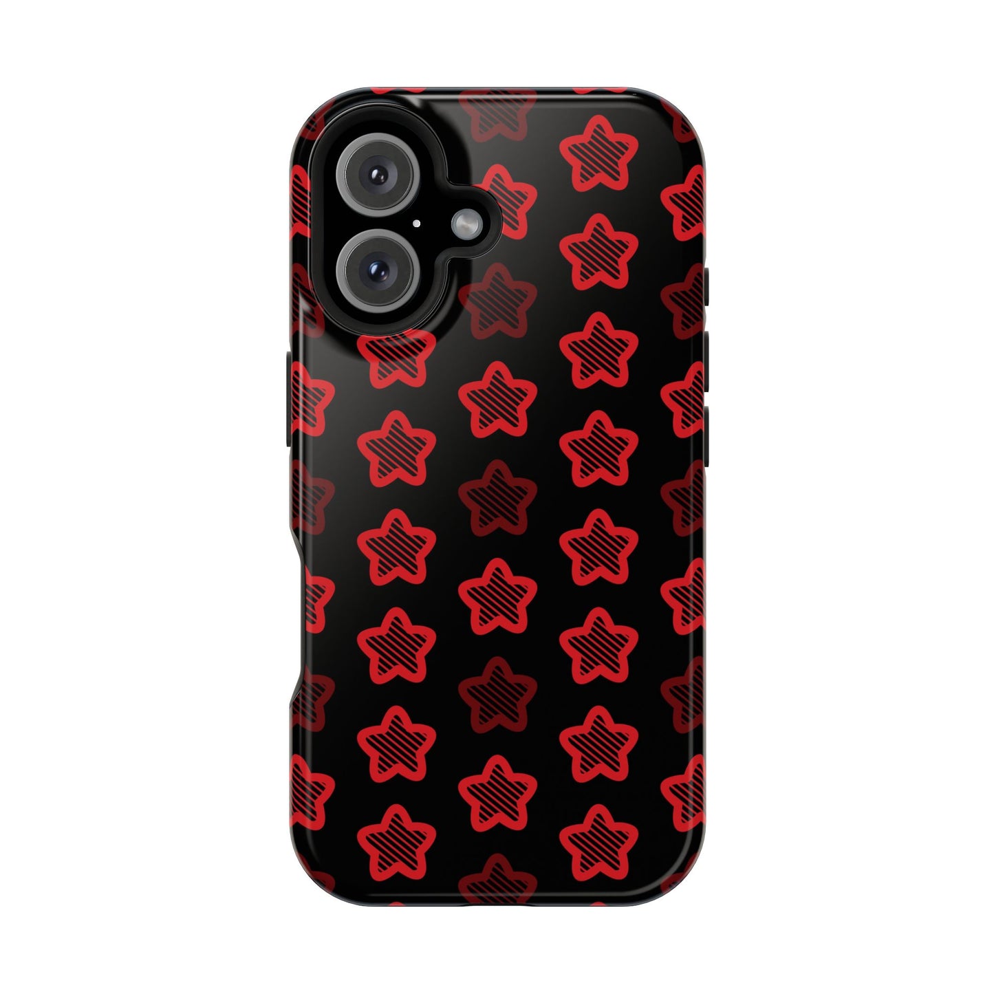 Red Stars Tough iPhone Case
