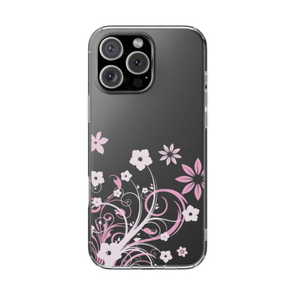 Rose Clear Phone Case