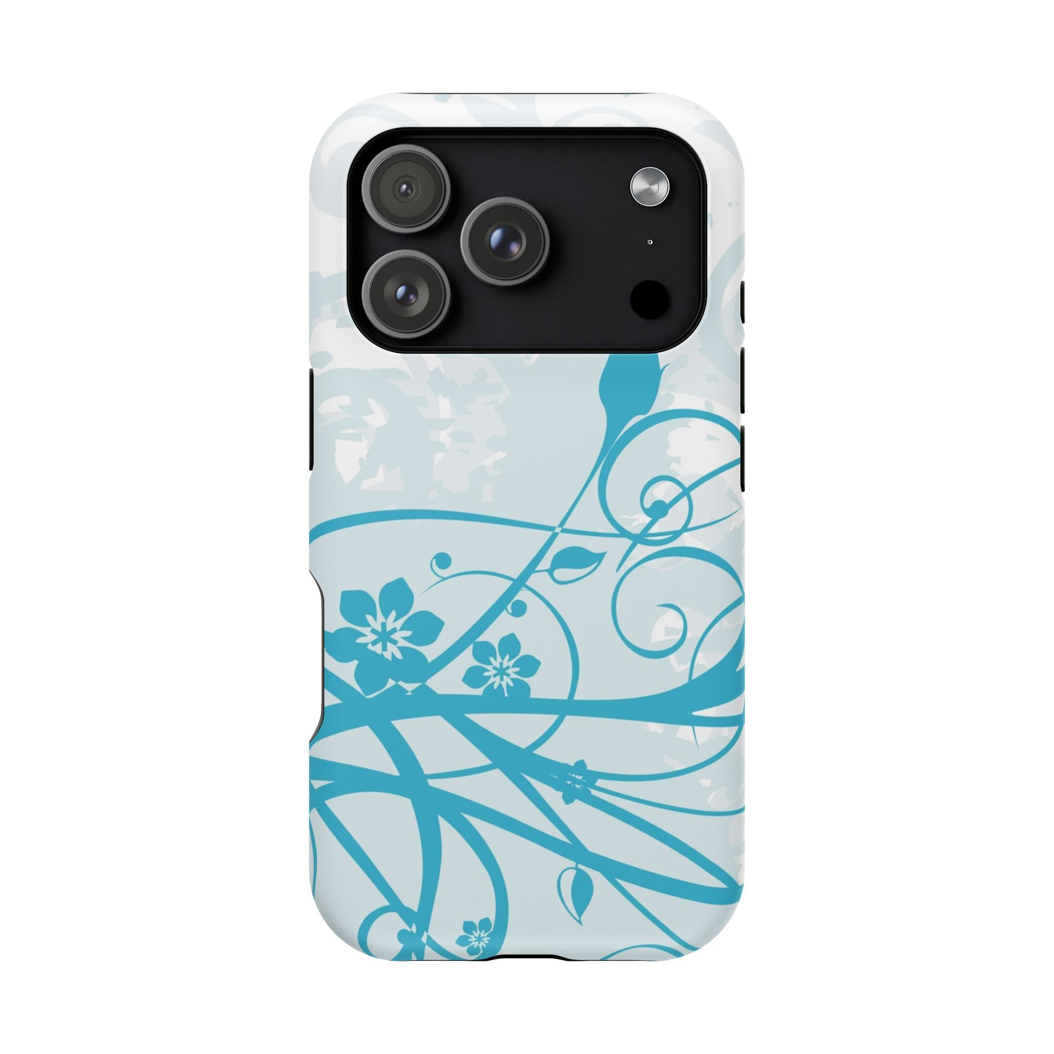 Blue Bloom Tough iPhone Case