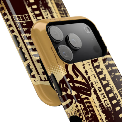 Brown City Tough iPhone Case
