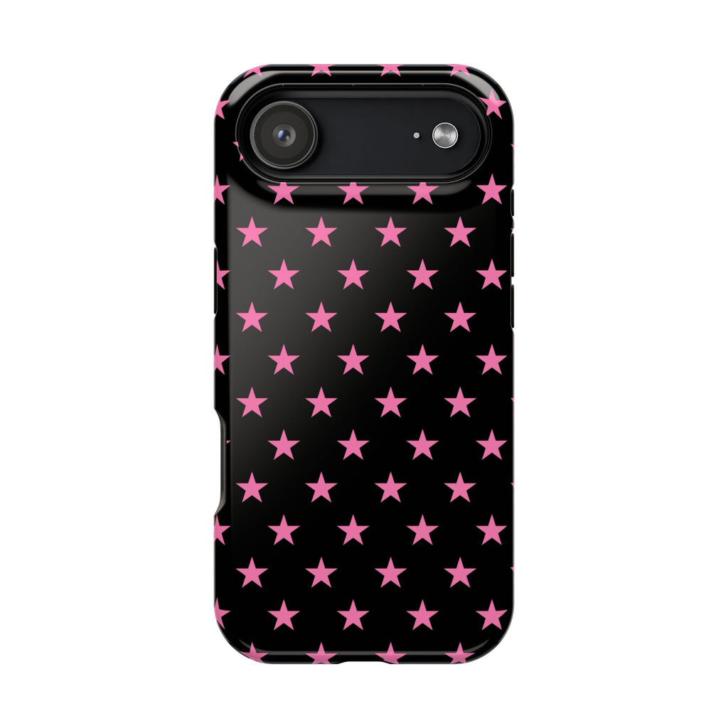 Pink Stars Tough iPhone Case