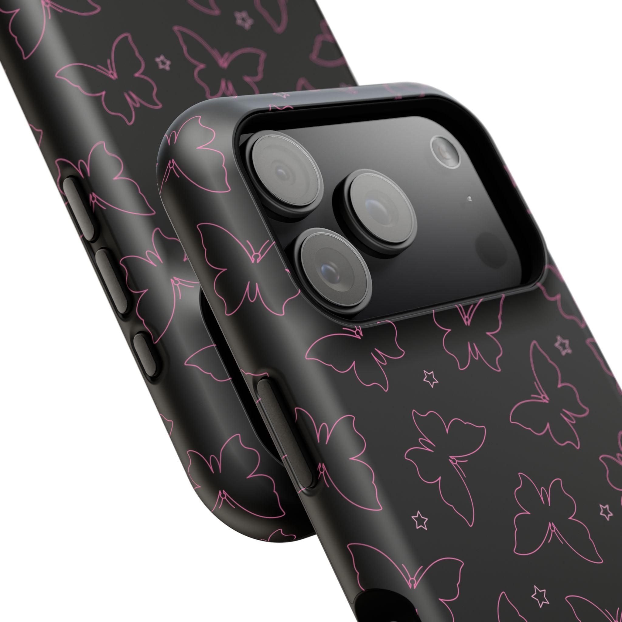 Midnight Flutter Tough iPhone Case