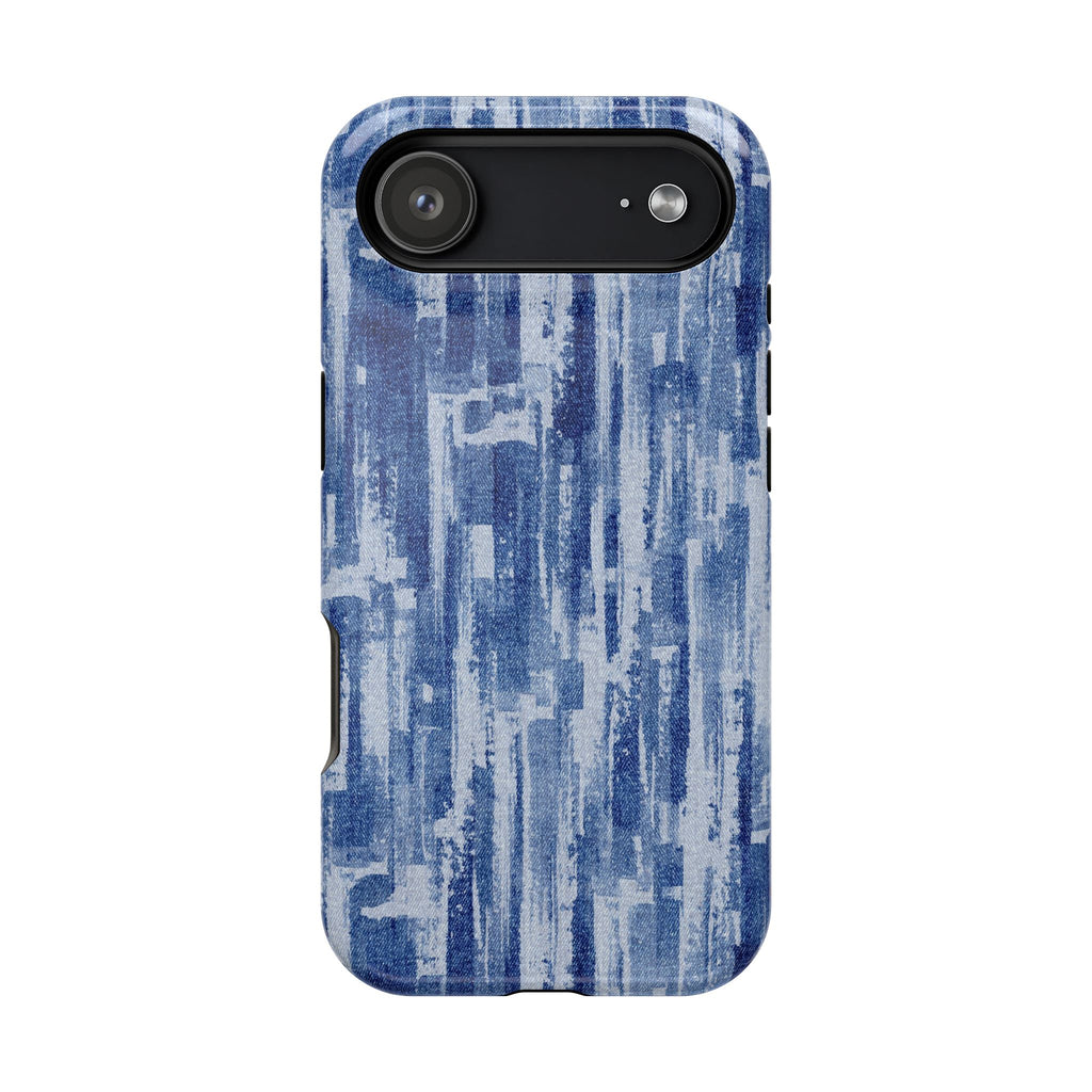 Blue Layers Tough iPhone Case
