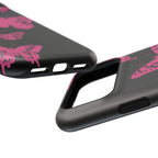 Pink Butterflies Tough iPhone Case