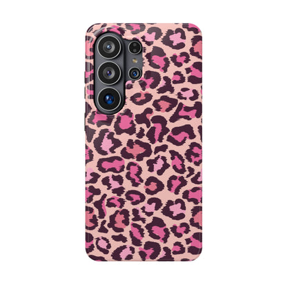 Pink Leopard Tough Samsung Case