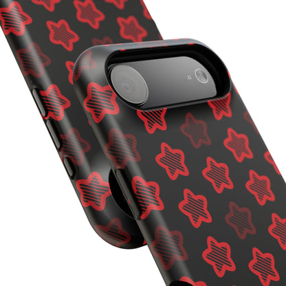 Red Stars Tough iPhone Case