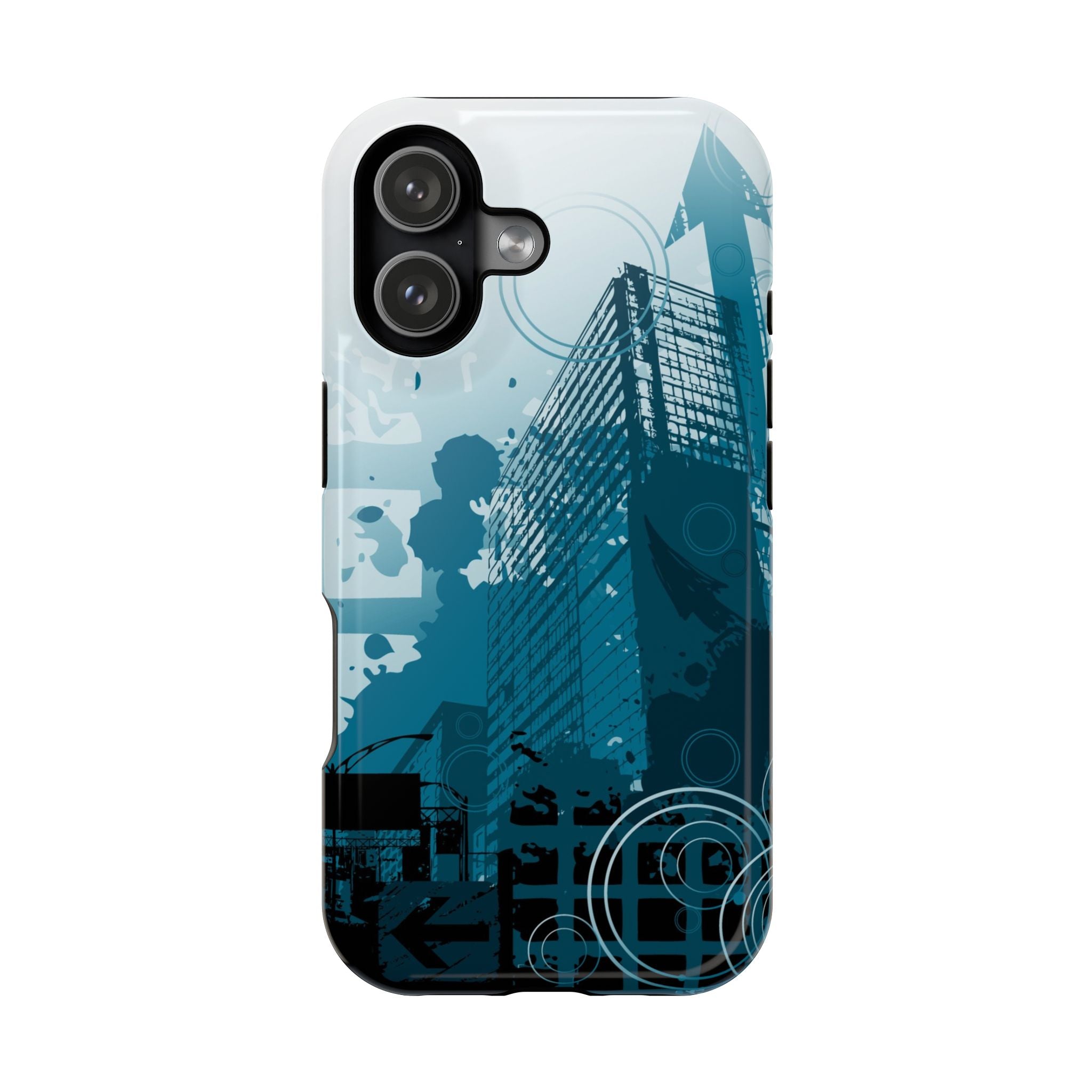 Blue Noise Tough iPhone Case