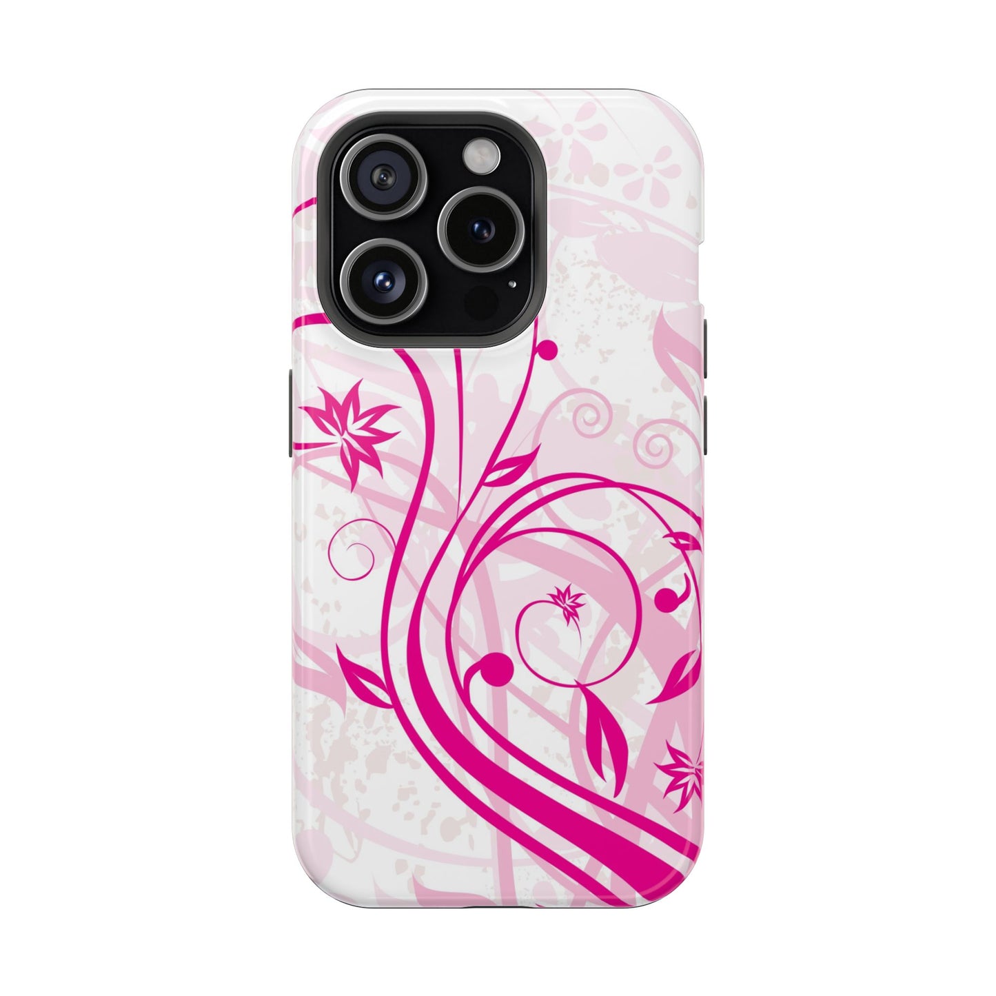 Flora Fuchsia Tough iPhone Case