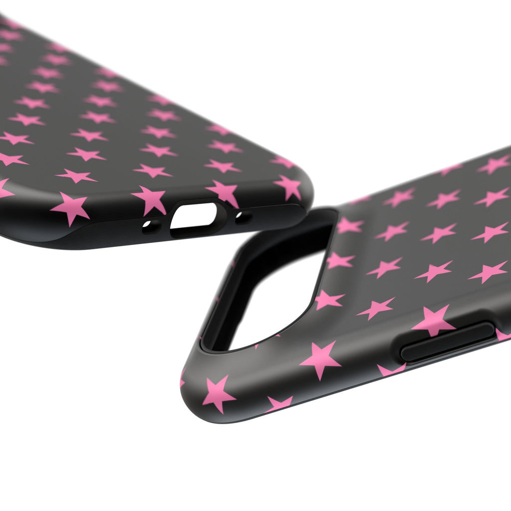 Pink Stars Tough iPhone Case