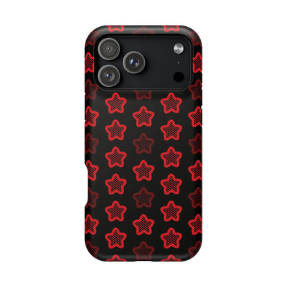 Red Stars Tough iPhone Case
