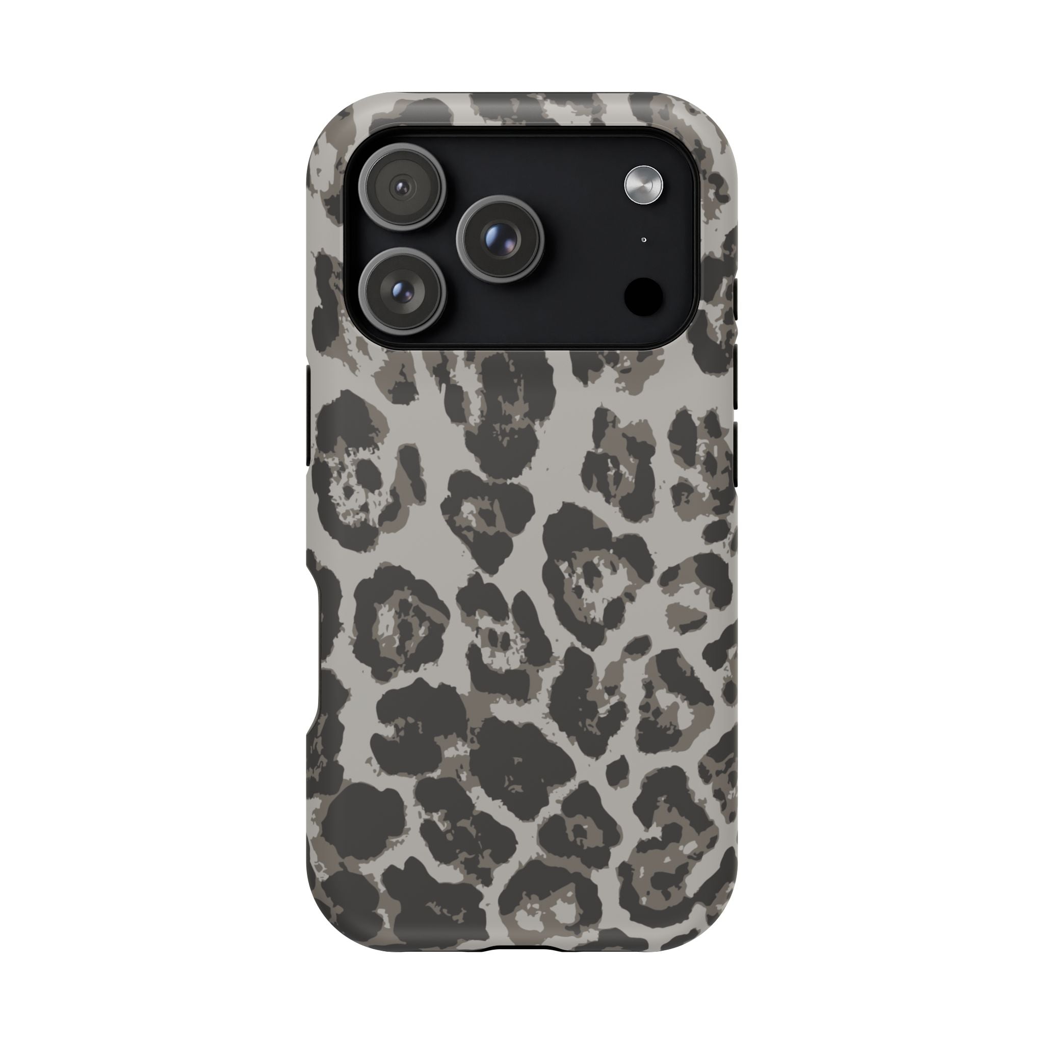 Grey Leopard Tough iPhone Case