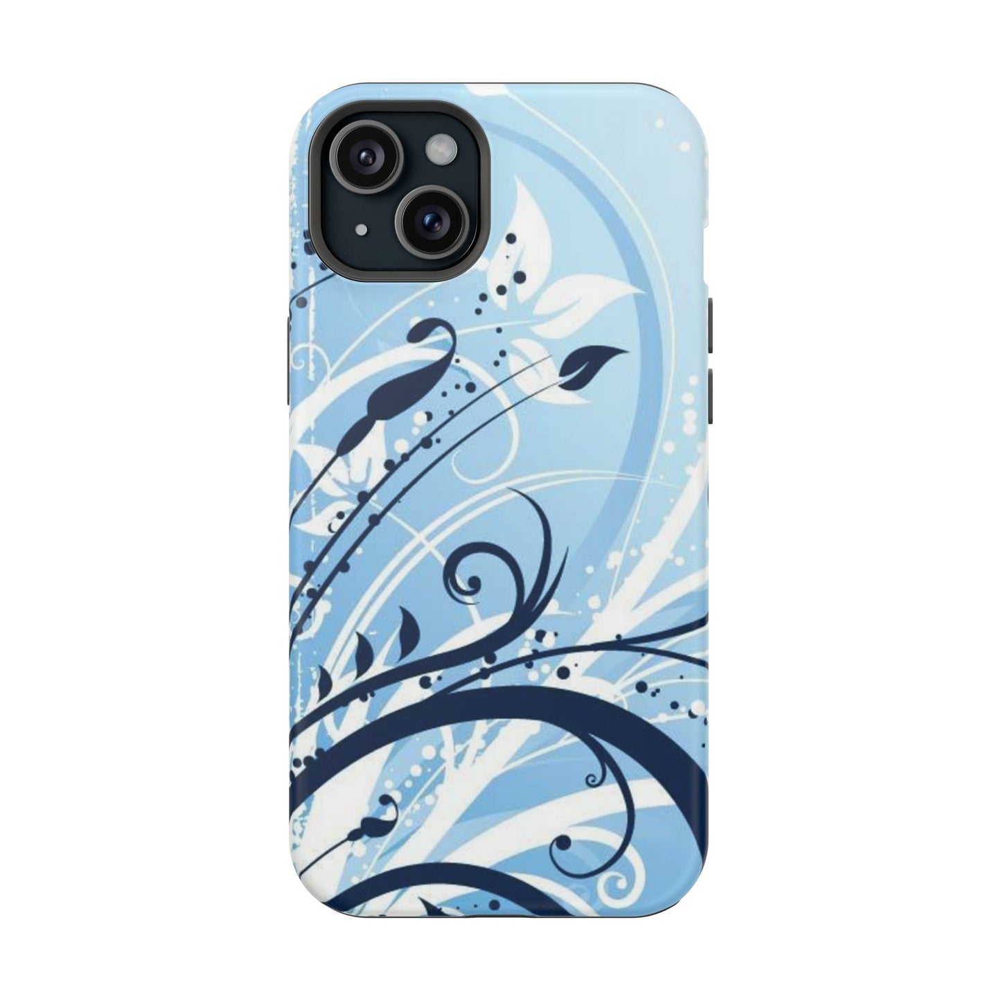 Bloom in Blue Tough iPhone Case