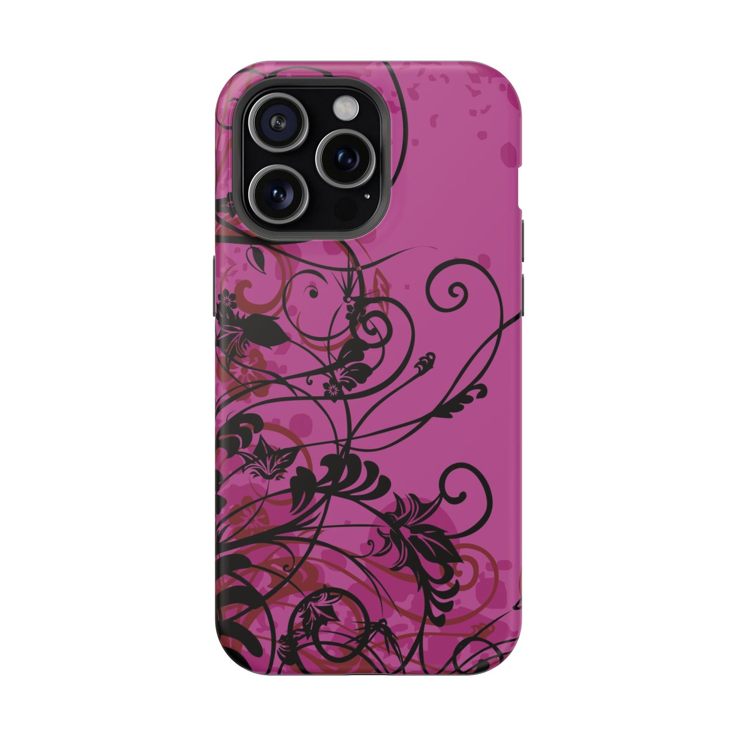 Midnight Petals Tough iPhone Case