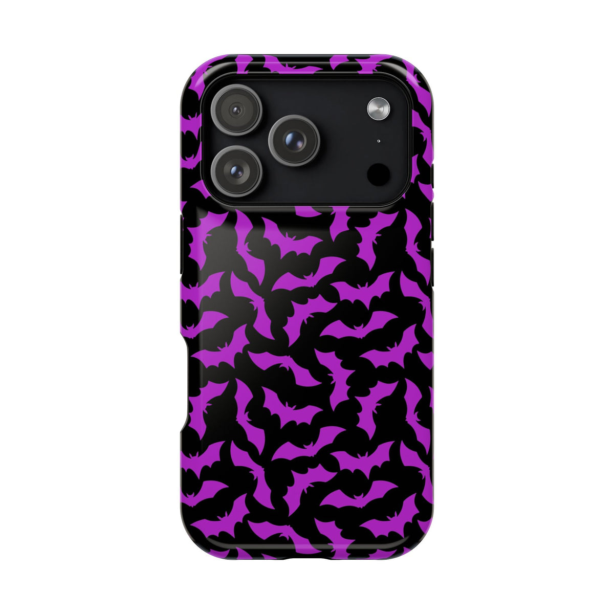 Purple Bats MagSafe Tough iPhone Case