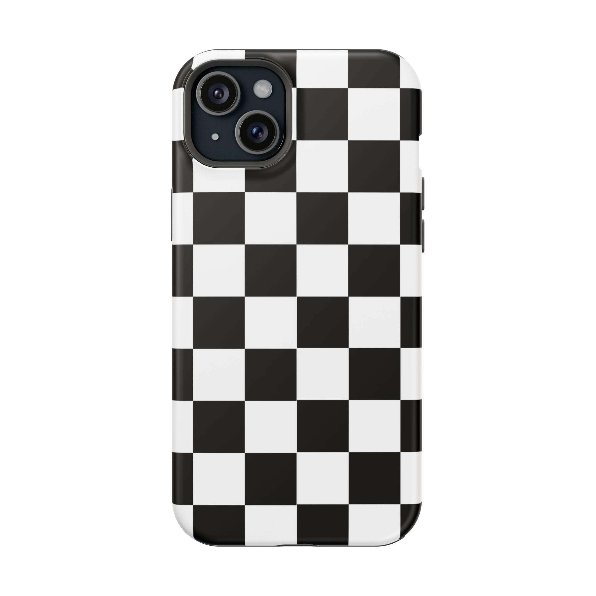 Black Grid Tough iPhone Case