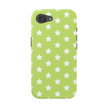 Green Stars MagSafe Tough iPhone Case