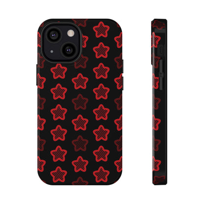 Red Stars Tough iPhone Case