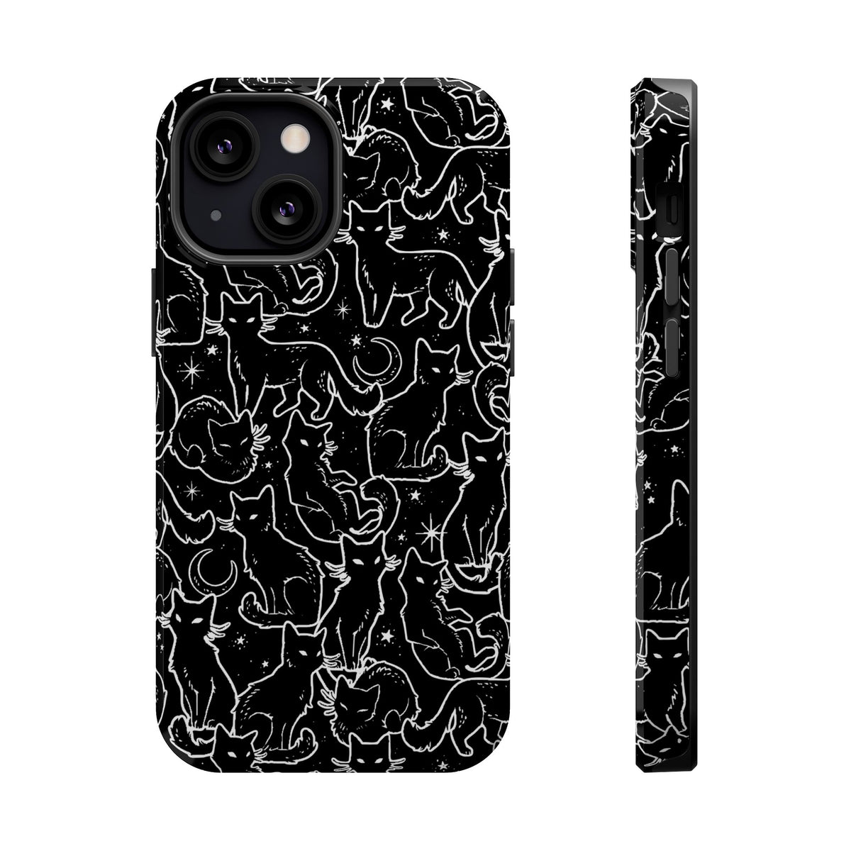 Black Cats MagSafe Tough iPhone Case